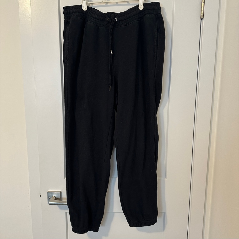 Aerie Big Chill Jogger In Black Size Extra Large Women’s